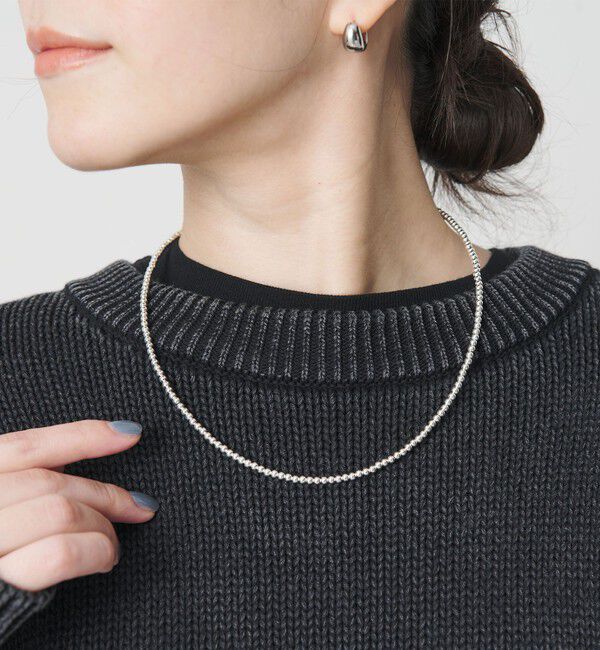 BEAUTY&YOUTH UNITED ARROWS「＜ERICKA NICOLAS BEGAY＞SHINY 3mmボール ネックレス/50cm」|ネックレス|