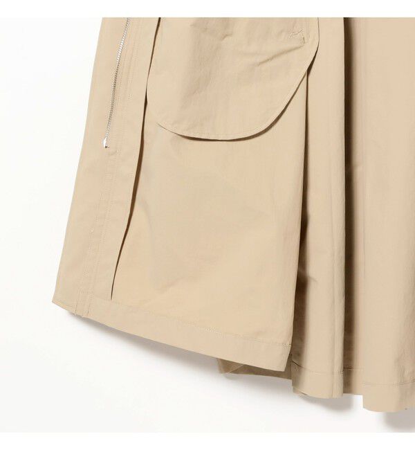 Ray BEAMS 「バック タック スタンドカラー コート（吸水速乾・UVカット）」|ダッフルコート|