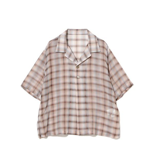 BEAMSBOY「maturely / ボイル チェック 5スリーブ シャツ」|シャツ・ブラウス|