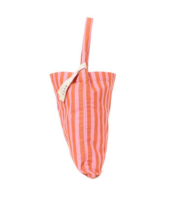 Ray BEAMS 「【別注】beej / 刺繍 ストライプ トート バッグ」|トートバッグ|