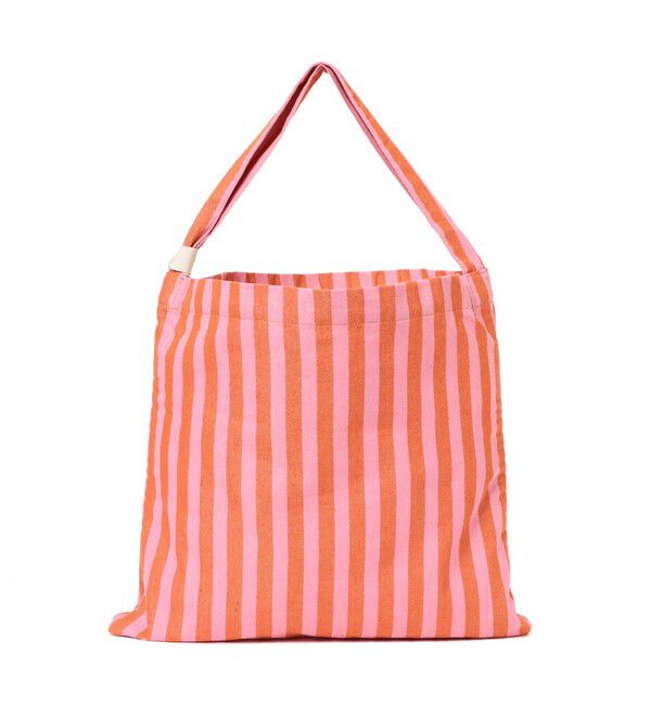 Ray BEAMS 「【別注】beej / 刺繍 ストライプ トート バッグ」|トートバッグ|