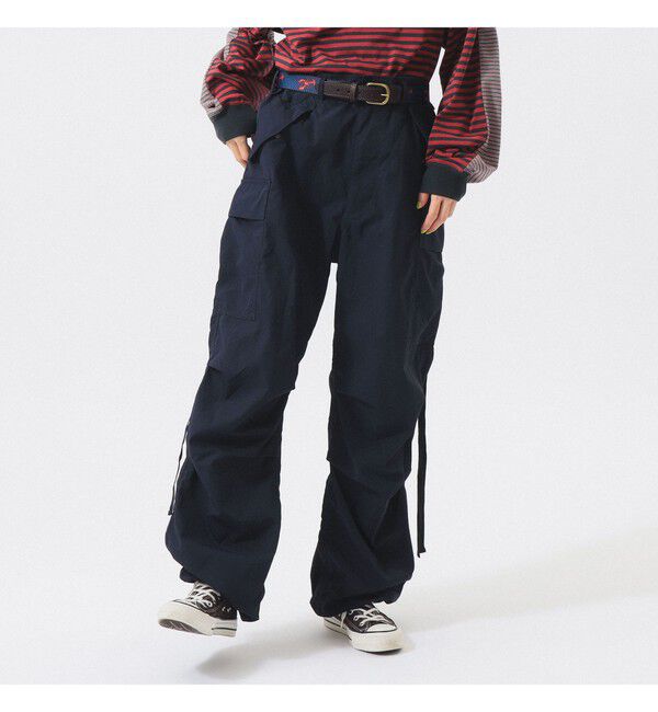 BEAMSBOY「ナイロン ポプリン ミリタリー パンツ」|チノ|