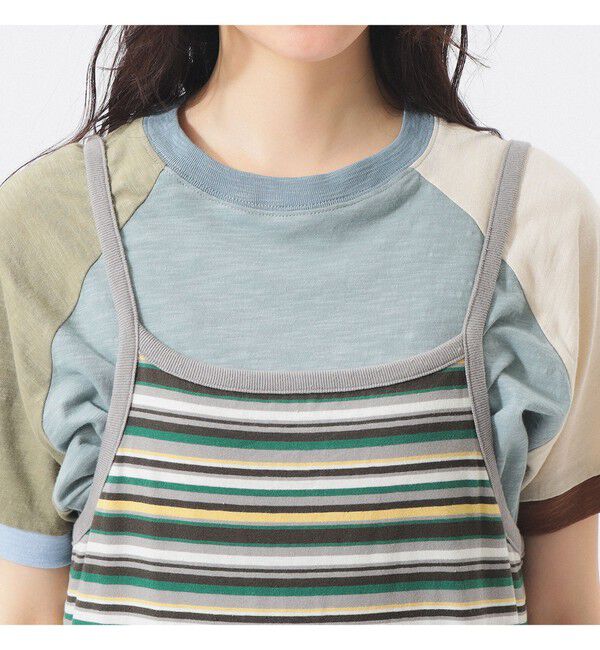 BEAMSBOY「マルチボーダー ワンピース」|ワンピース|