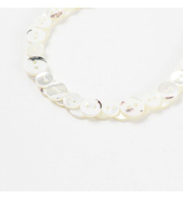 Ray BEAMS 「シェル ボタン ネックレス」|その他|