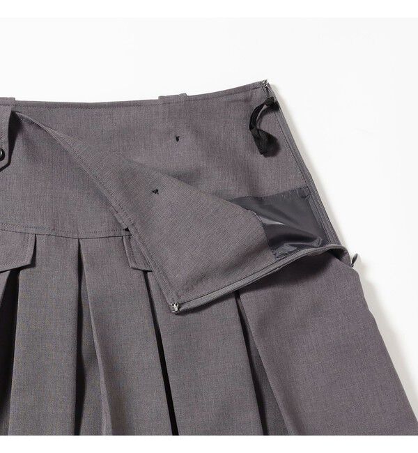 Ray BEAMS 「ボックス プリーツ ミディ スカート」|スカート|