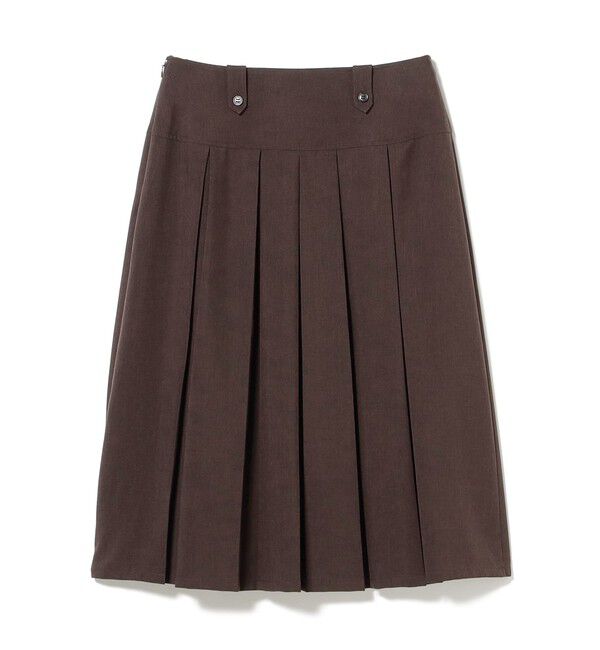 Ray BEAMS 「ボックス プリーツ ミディ スカート」|スカート|