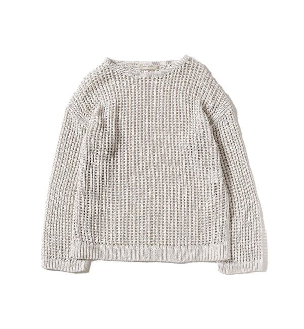 Demi-Luxe BEAMS 「3ゲージ コットン メッシュ プルオーバー」|ニット・セーター|