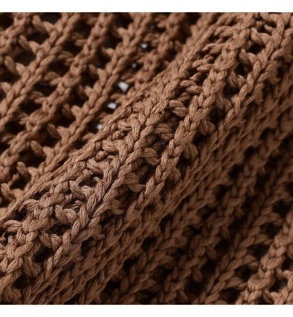 Demi-Luxe BEAMS 「3ゲージ コットン メッシュ プルオーバー」|ニット・セーター|