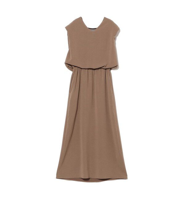 Demi-Luxe BEAMS 「Vネック バック シアーワンピース」|ワンピース|MOCHA