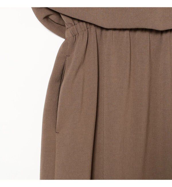 Demi-Luxe BEAMS 「Vネック バック シアーワンピース」|ワンピース|