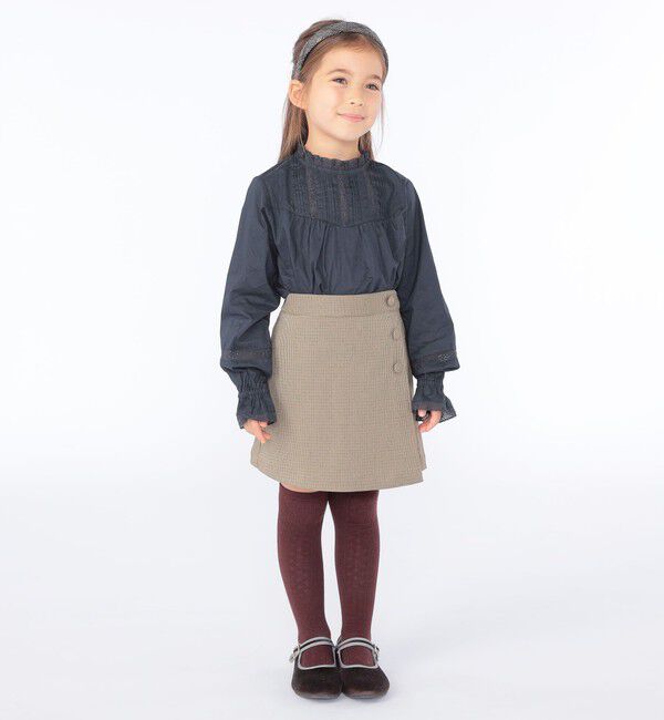 SHIPS KIDS「SHIPS KIDS:オープンワーク ハイ ソックス」|ソックス|