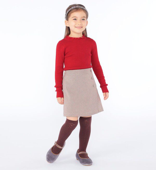 SHIPS KIDS「SHIPS KIDS:オープンワーク ハイ ソックス」|ソックス|