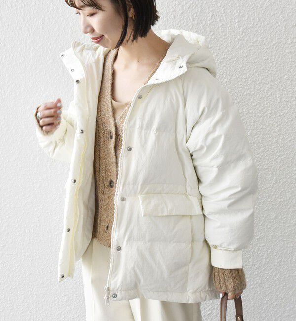 SHIPS any「SHIPS any: フーディ ショート ダウン ジャケット」|ダウン|