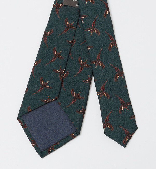 SHIPS「Puccini: シルク ウール ハンチング プリント ネクタイ」|ネクタイ・蝶ネクタイ|