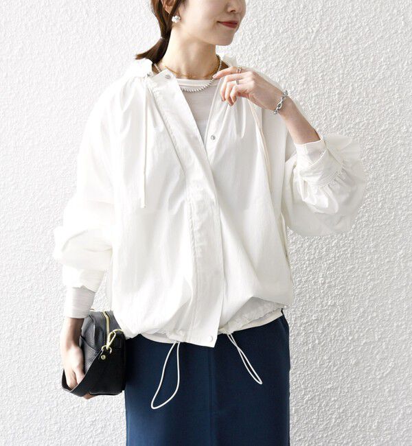 SHIPS any「SHIPS any:〈手洗い可能〉ワッシャー ストレッチ マウンテンパーカー」|ブルゾン・スタジャン|