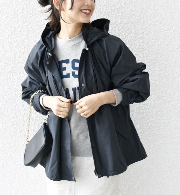 SHIPS any「SHIPS any:〈手洗い可能〉ワッシャー ストレッチ マウンテンパーカー」|ブルゾン・スタジャン|