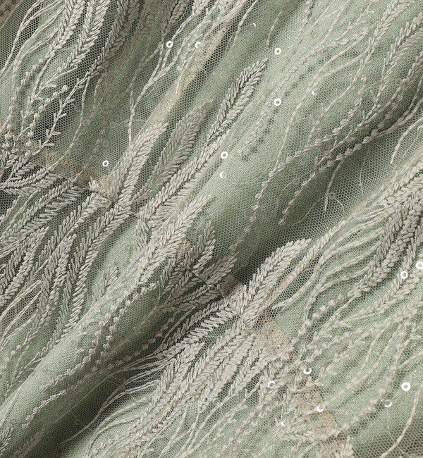 SHIPS for women「kaene:スパンコール 刺繍 ワンピース（セレモニー対応可）」|ワンピース|