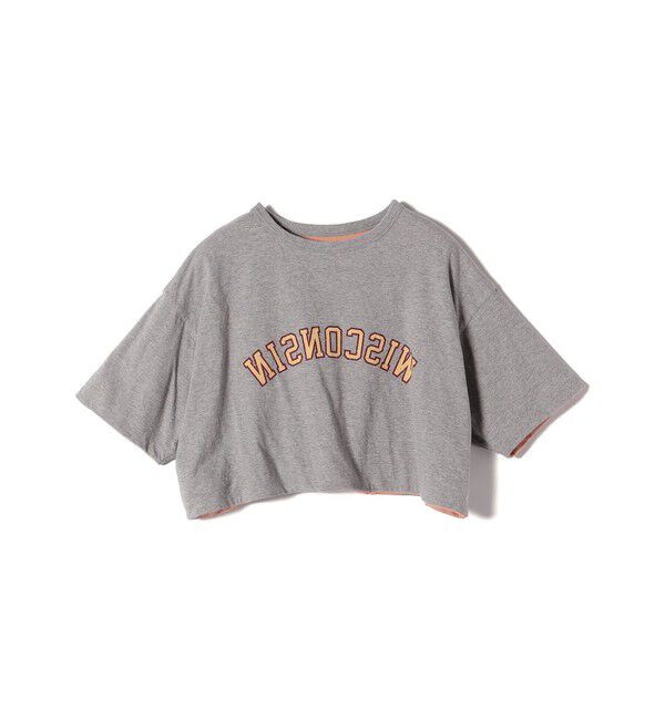 SHIPS for women「St.Johns 3rd club:リバーシブル ショート TEE」|Tシャツ・カットソー|ライトグレー