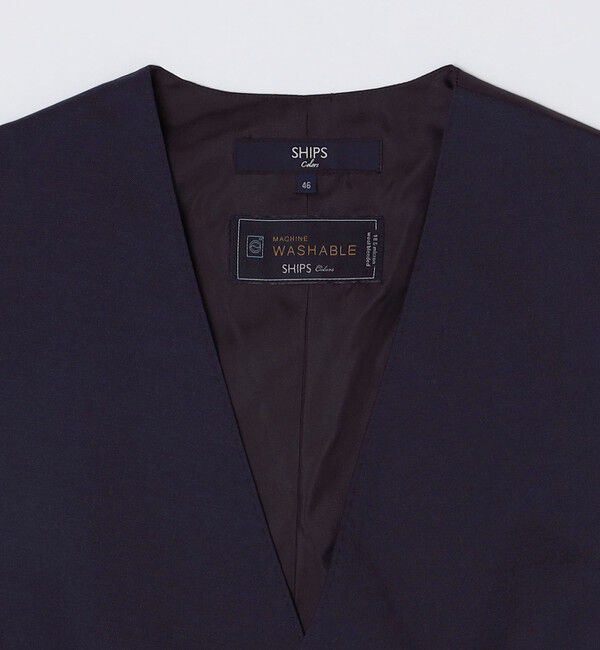 SHIPS Colors 「SHIPS Colors:〈洗濯機可能〉TW ベスト(セットアップ対応可能)」|ベスト・ジレ|