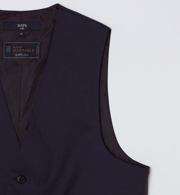 SHIPS Colors 「SHIPS Colors:〈洗濯機可能〉TW ベスト(セットアップ対応可能)」|ベスト・ジレ|