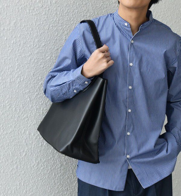 SHIPS any「SHIPS any: スプリット レザー トートバッグ (クラッチバッグ付き) 26SS◆」|トートバッグ|