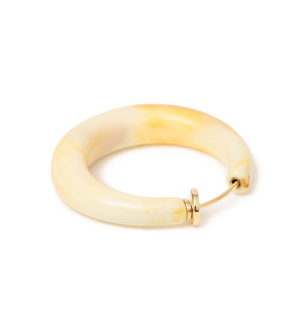 SHIPS for women「樹脂 フープ イヤリング M」|イヤリング|