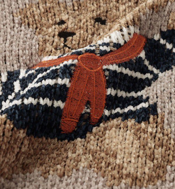 SHIPS Colors 「SHIPS Colors:100～140cm /〈洗濯機可能〉TeddyBear(R) ジャカード モール ニット◇」|ニット・セーター|