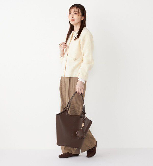 SHIPS Colors 「SHIPS Colors:〈洗濯機可能〉裏起毛 チェック ワイド パンツ」|その他|