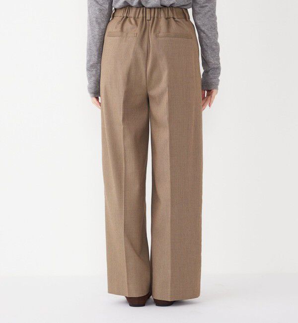 SHIPS Colors 「SHIPS Colors:〈洗濯機可能〉裏起毛 チェック ワイド パンツ」|その他|