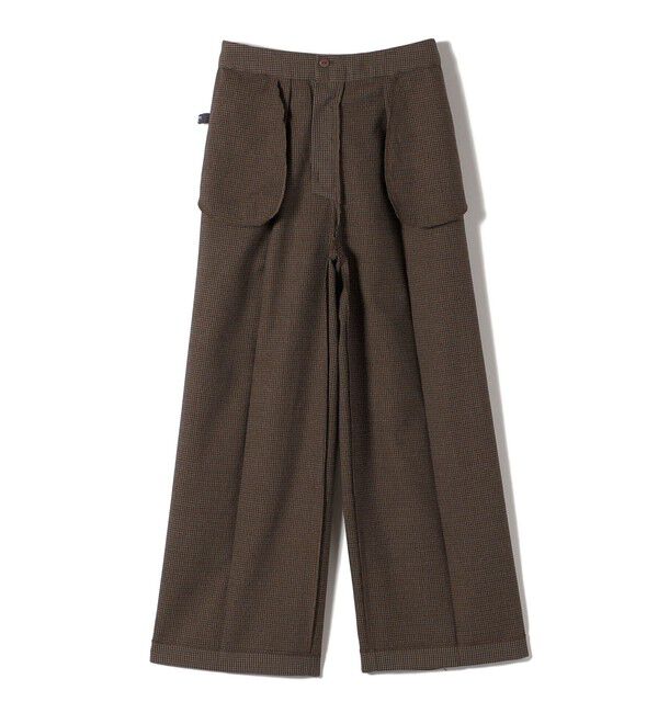 SHIPS Colors 「SHIPS Colors:〈洗濯機可能〉裏起毛 チェック ワイド パンツ」|その他|