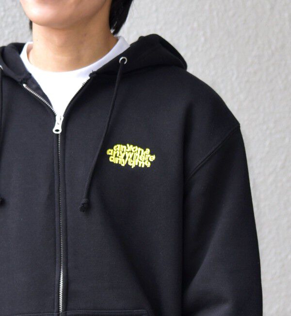 SHIPS any「【WEB限定】SHIPS any: ワンポイント ロゴ 裏起毛 スウェット ジップ パーカー◇」|パーカー|