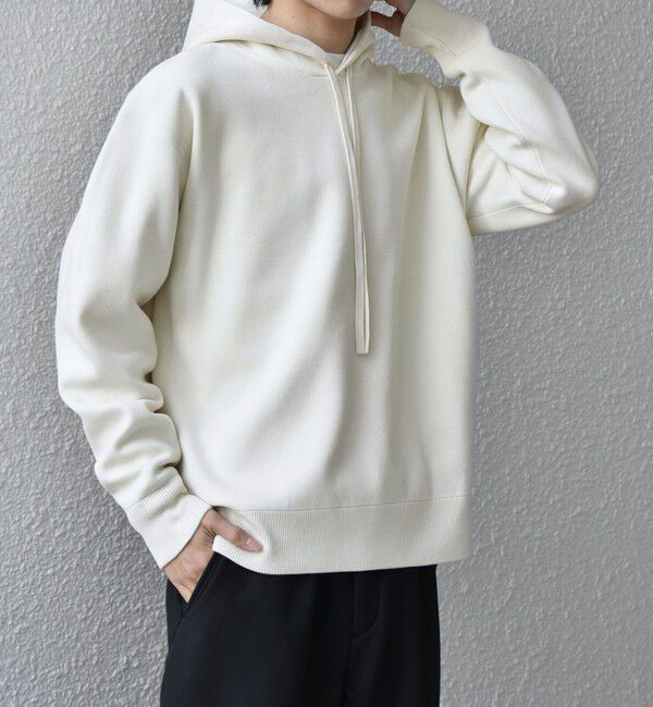 SHIPS any「SHIPS any:〈手洗い可能〉ミラノリブ コットンライク ニット プルオーバー パーカー◇」|パーカー|