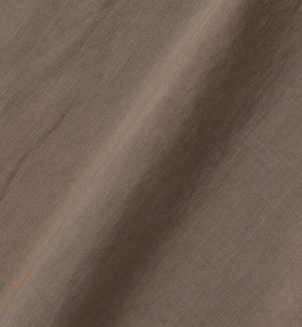 SHIPS「SHIPS: ウォッシュド リネン ワンピースカラー ソリッド シャツ」|シャツ・ブラウス|