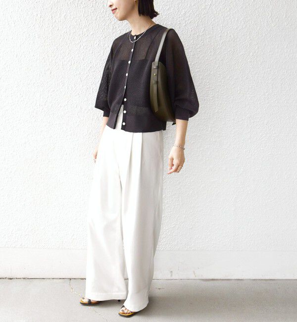 SHIPS for women「《予約》〈手洗い可能〉16G カーディガン」|カーディガン|