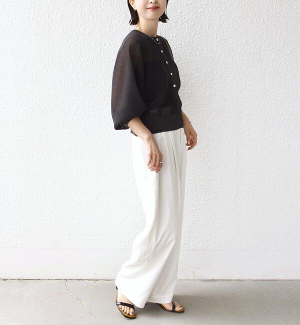 SHIPS for women「《予約》〈手洗い可能〉16G カーディガン」|カーディガン|