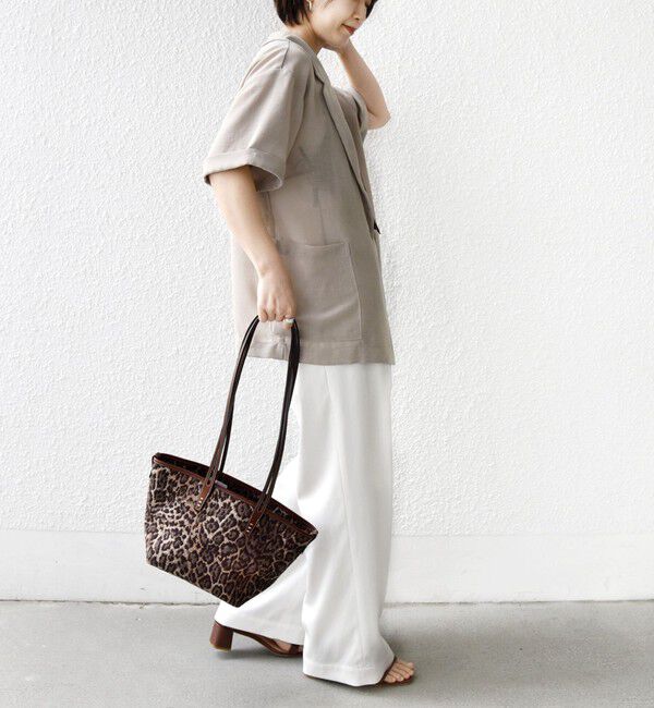 SHIPS for women「〈接触冷感/UVカット/手洗い可能〉スマート イージー デニム ライク タック パンツ」|その他|