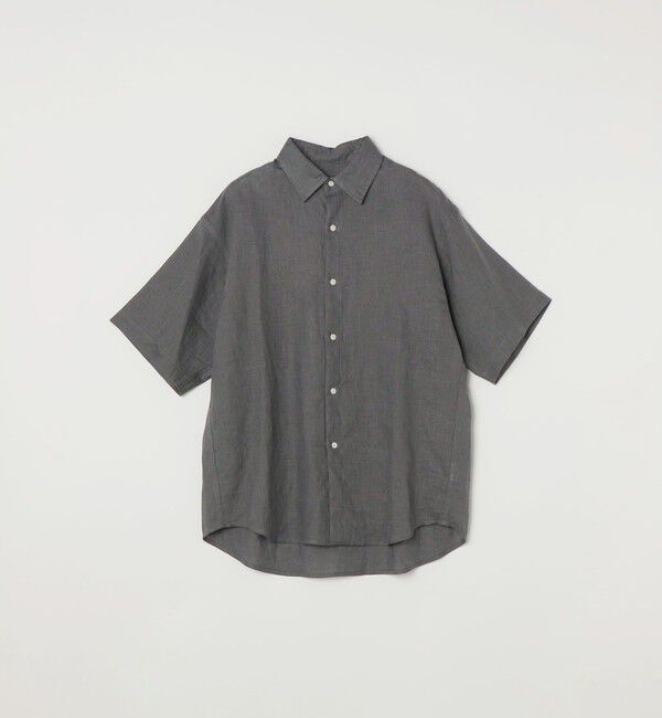 SHIPS any「SHIPS any:〈洗濯機可能〉NOVELTEX リネン レギュラーカラー シャツ◆」|シャツ・ブラウス|