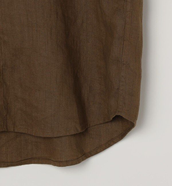 SHIPS any「SHIPS any:〈洗濯機可能〉NOVELTEX リネン レギュラーカラー シャツ◆」|シャツ・ブラウス|