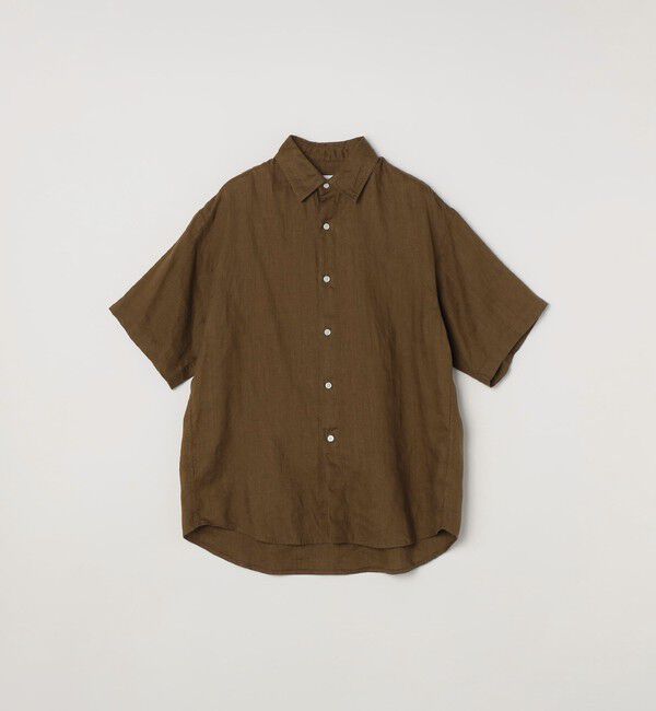 SHIPS any「SHIPS any:〈洗濯機可能〉NOVELTEX リネン レギュラーカラー シャツ◆」|シャツ・ブラウス|