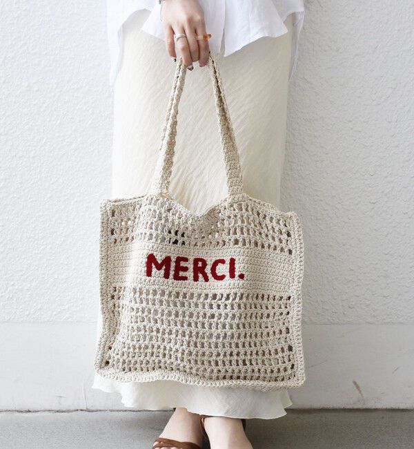 SHIPS any「The Bagmati: クロシェ トート バッグ」|トートバッグ|