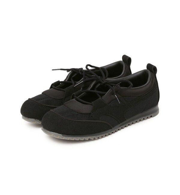 SHIPS any「MOONSTAR SKOOLER: JG BALLET レースアップ バレエ スニーカー」|スニーカー|ブラック