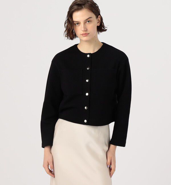 Ballsey「イギージャージー ショートカーディガン」|カーディガン|