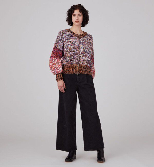 MACPHEE「ムリネハンドニット ボリュームカーディガン」|カーディガン|