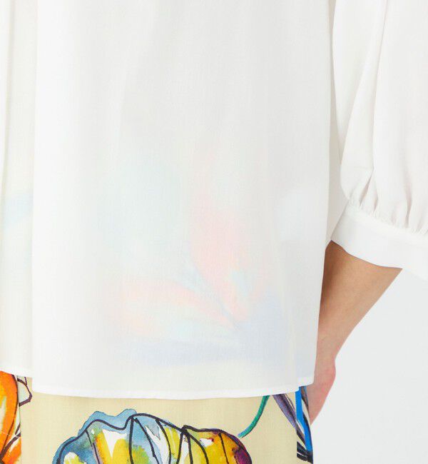 Ballsey「ジュエルコットン プチスタンドブラウス」|シャツ・ブラウス|