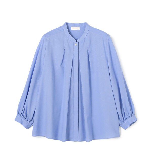 Ballsey「ジュエルコットン プチスタンドブラウス」|シャツ・ブラウス|63 ライトブルー