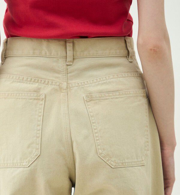 MACPHEE「ウォッシュドチノ ストレートパンツ」|チノ|