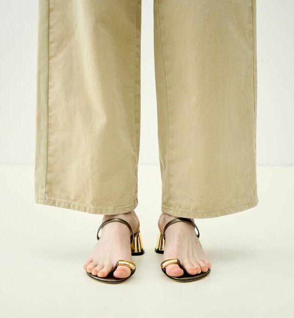 MACPHEE「ウォッシュドチノ ストレートパンツ」|チノ|