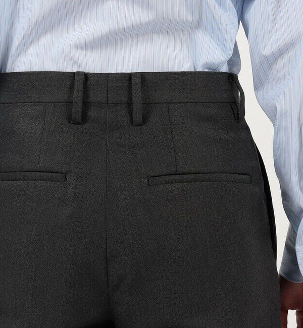 TOMORROWLAND MENS「シルクモヘヤトロピカル 1プリーツパンツ」|スラックス|