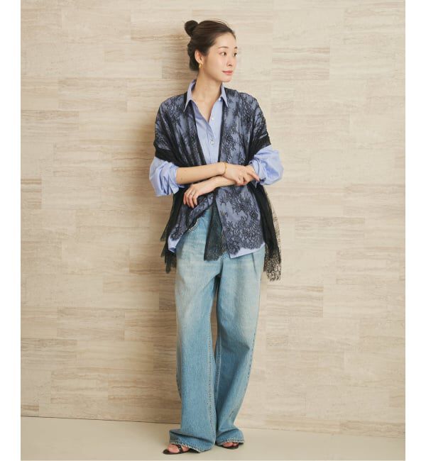 Plage「lace ベスト」|ストール|