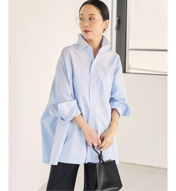 Plage「《追加》OX Poncho シャツ」|シャツ・ブラウス|